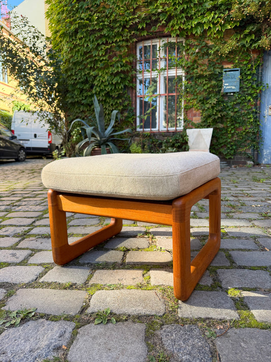 Ottoman Teak Wolle von Holstebro Møbelfabrik