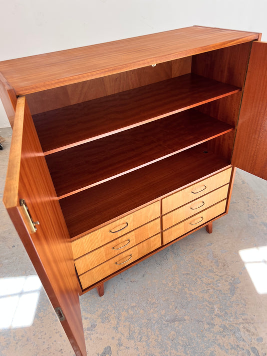 Wäscheschrank Modell Herrenkommode von Gebr. Lübke