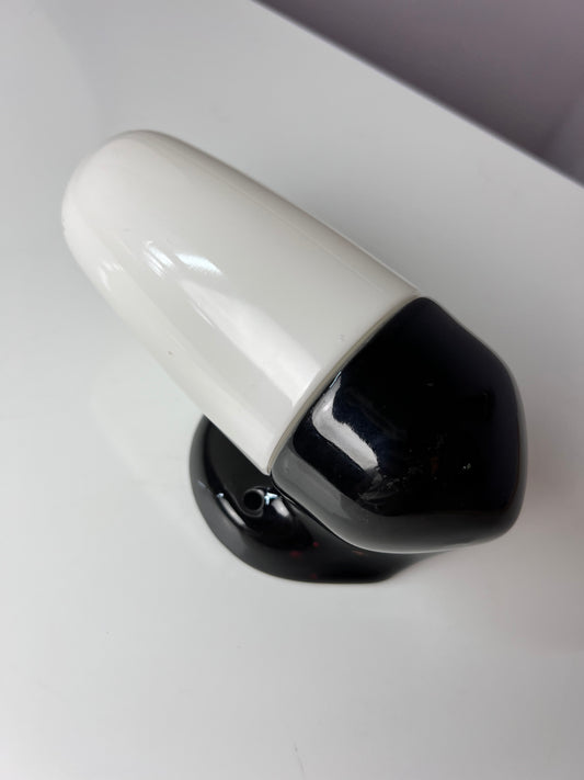 Wandlampe Model 6067 schwarz von Wilhelm Wagenfeld für Lindner