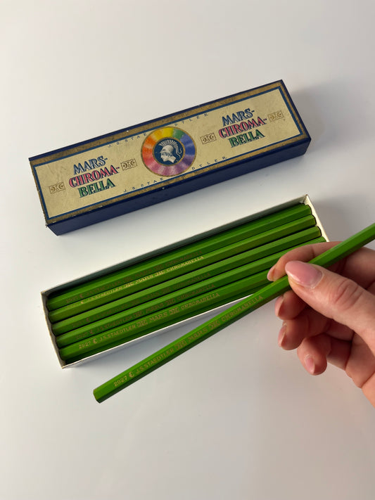 Set: Buntstfifte Mars-Chromabella grün von J.S. Staedtler