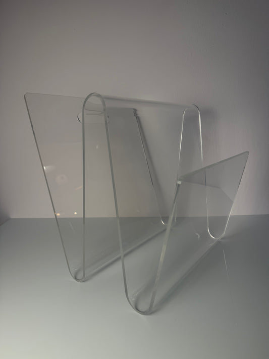 Zeitschriftenständer transparentes Plexiglas