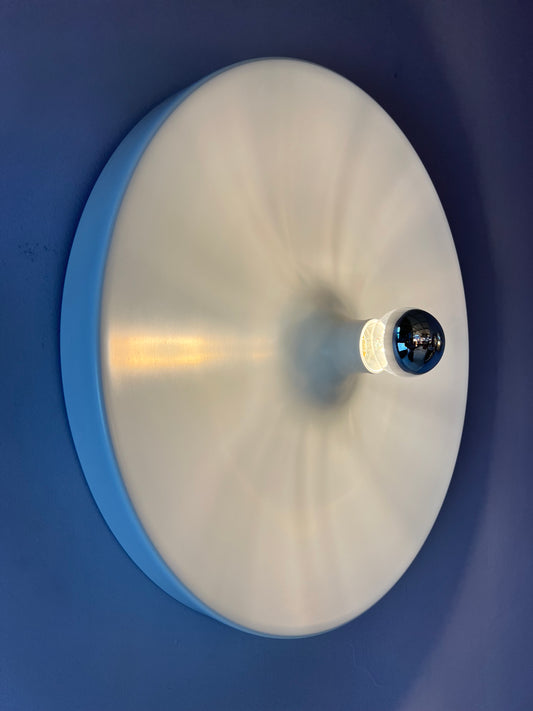 Wandlampe Diskus 50 cm weiß von Charlotte Perriand für Honsel