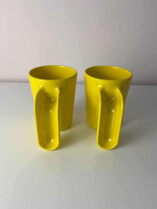 Set: 2x Tasse gelb von Ole Jensen für Room Copenhagen