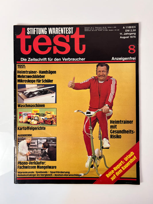 Stiftung Warentest Zeitschrift August 1976