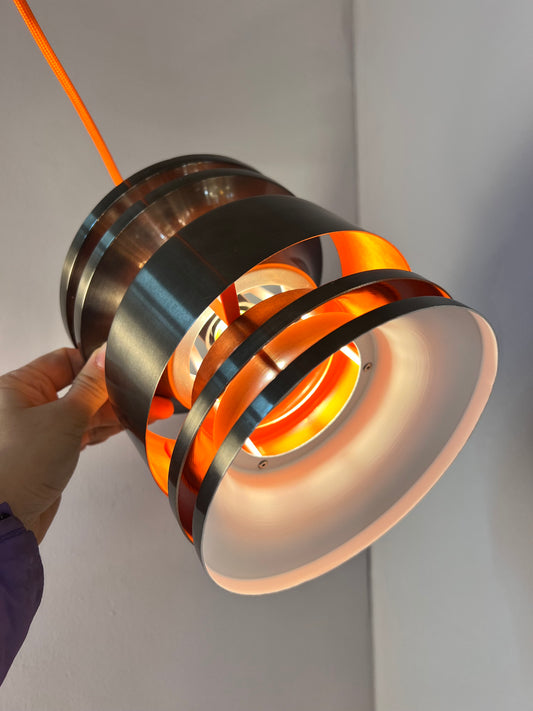 Hängelampe anthrazit orange von Carl Thore für Granhaga