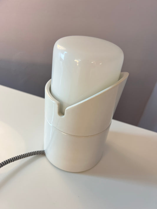 Wand-oder Tischlampe Modell 6050 weiß von Sigvard Bernadotte für Ifö