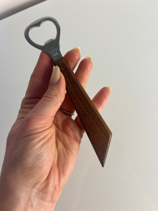 Flaschenöffner Teak aus Dänemark