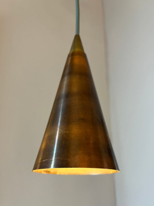 Hängelampe Kupfer aus Dänemark