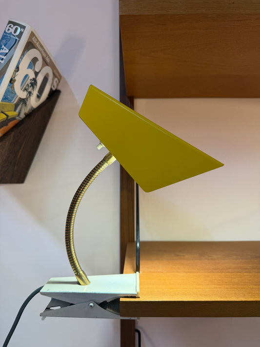 Klemmlampe gelb gold von HOSO (Hoffmeister & Sohn)