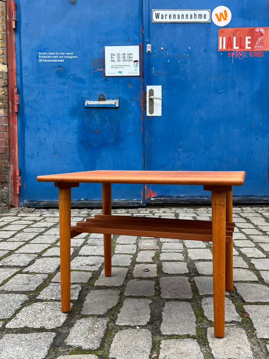 Couchtisch Teak mit Ablage aus Dänemark