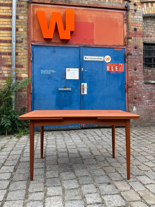 Ausziehbarer Esstisch Teak aus Dänemark