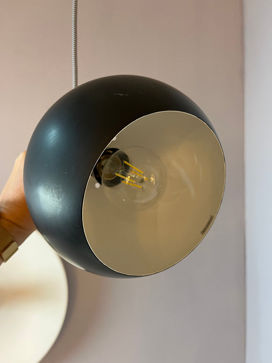 Kugellampe schwarz aus Dänemark