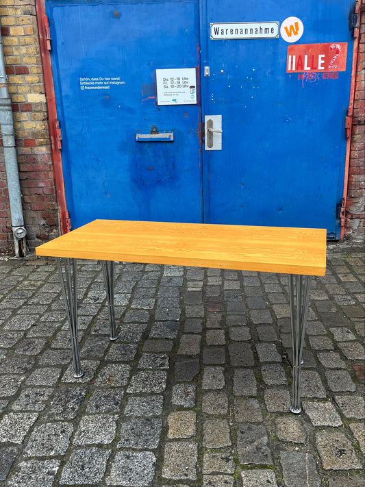 Klubtisch 602/V Esche von Franz Ehrlich für Hellerau UPCYCLING