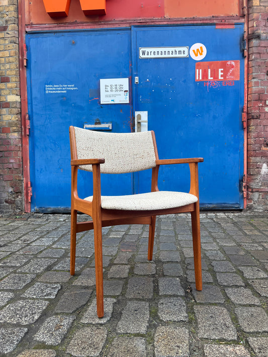 Armlehnstuhl Teak Wolle von Erik Buch für Nova Møbler