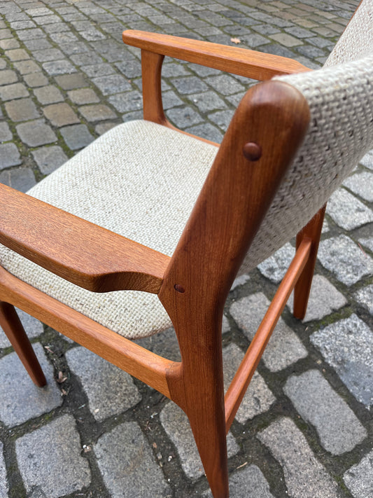 Armlehnstuhl Teak Wolle von Erik Buch für Nova Møbler