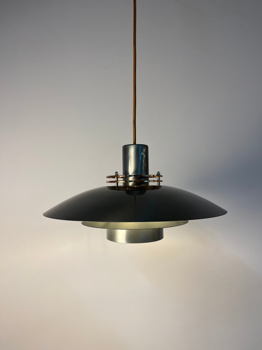 Kleine Lamellenlampe Leto silber kupfer von Top Lamper
