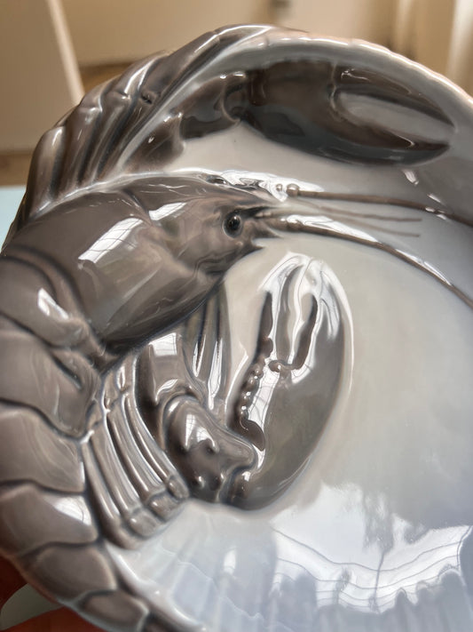 Schale Hummer Typ 3996 ∅ 19 cm von Erik Nielsen für Royal Copenhagen