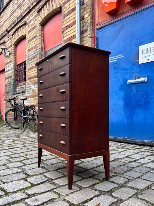 Kommode Teak mit Schloss aus Dänemark