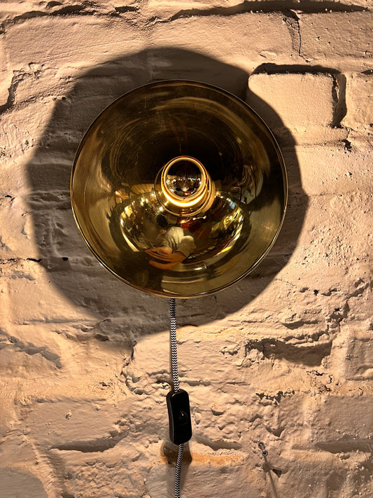 Wandlampe Diskus Messing von STAFF