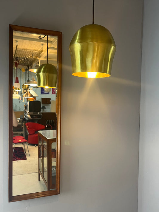 Hängelampe Messing aus Dänemark