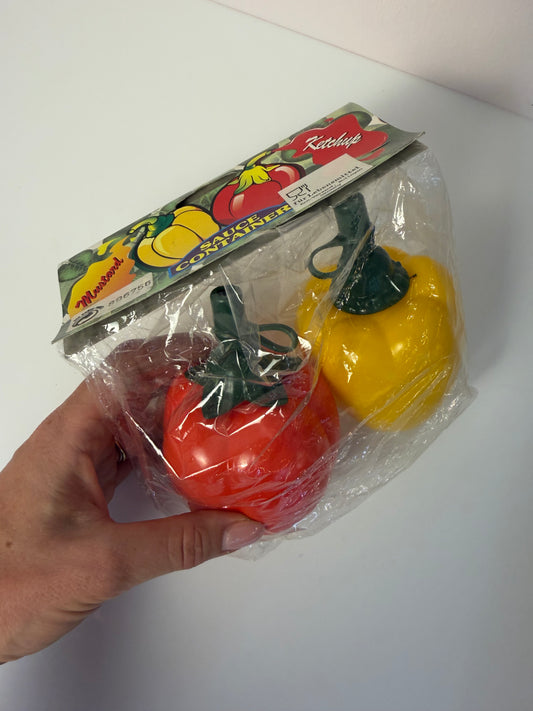 Paprika Flaschen für Ketchup & Senf