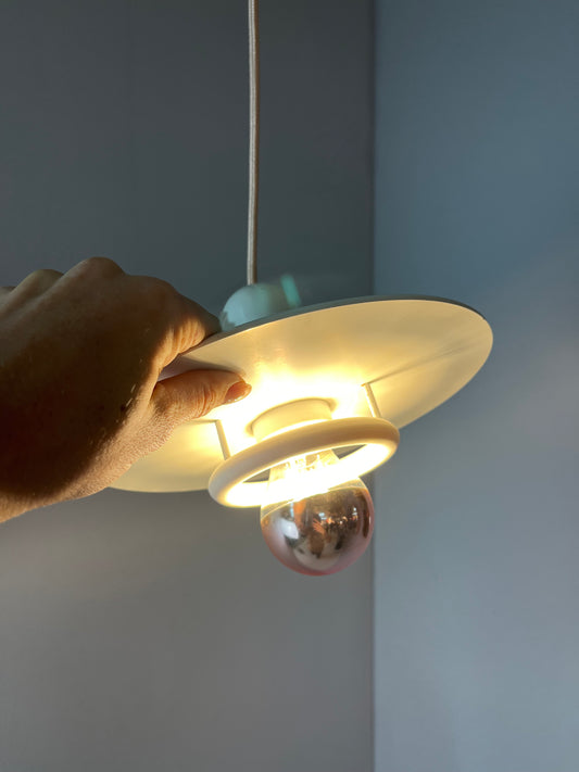 Hängelampe Optima weiß von Hans Due für Fog & Mørup