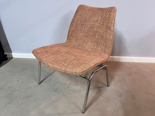 Sessel orange Chrom von Dura