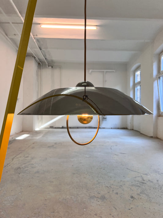 Hängelampe anthrazit spiegelnd aus Dänemark