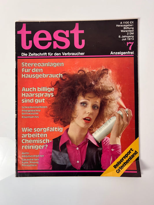 Stiftung Warentest Zeitschrift Juli 1973