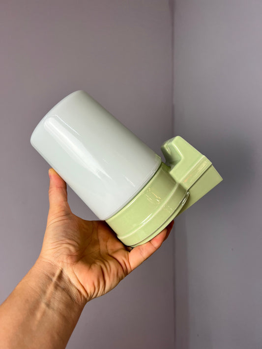 Set: 2x Wandlampe Modell 6070 hellgrün Sigvard Bernadotte für Ifö