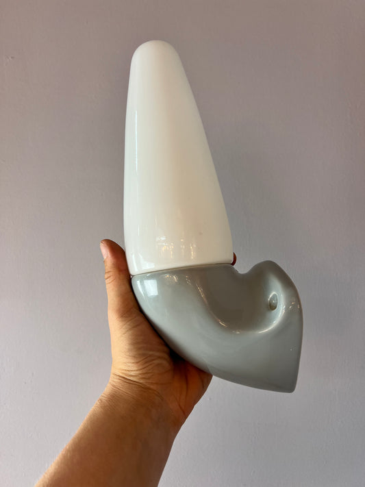 Wandlampe Modell 6035 hellgrau von Sigvard Bernadotte für Ifö