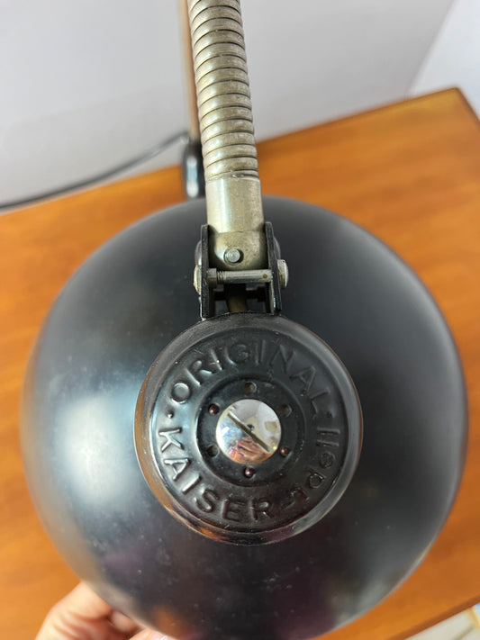 Klemmlampe schwarz von Christian Dell für Kaiser Idell