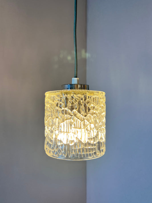 Hängelampe Glas aus Dänemark