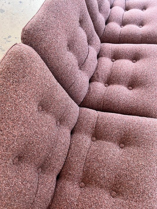 Set: Sofa mit Hocker mauve von Yngve Ekström für Swedese