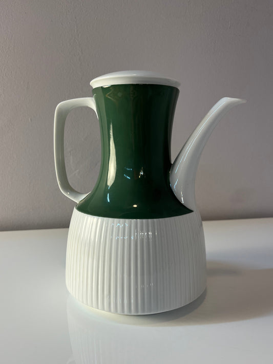 Kaffeekanne Modulation Secunda grün von Tapio Wirkkala für Rosenthal