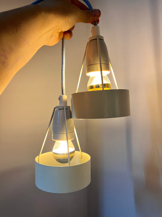 Set: 2x Hängelampe Typ 16800 weiß von Louis Poulsen