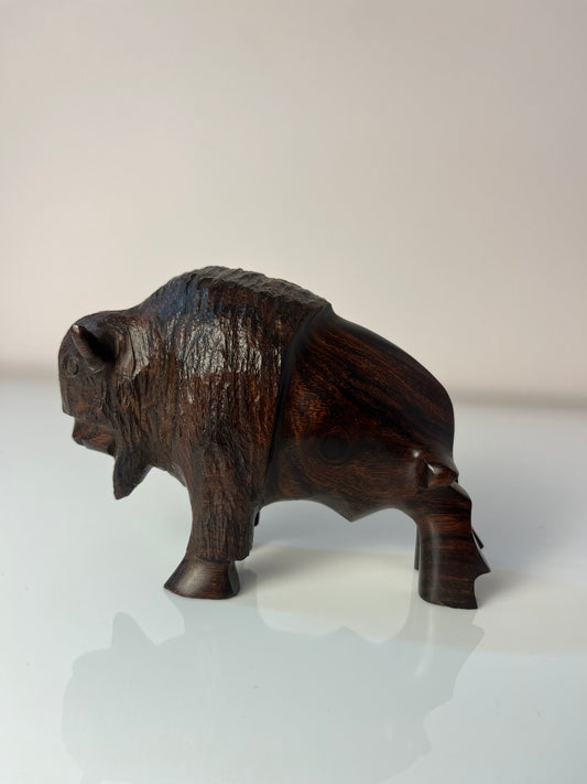 Figur Büffel Wüsteneisenholz