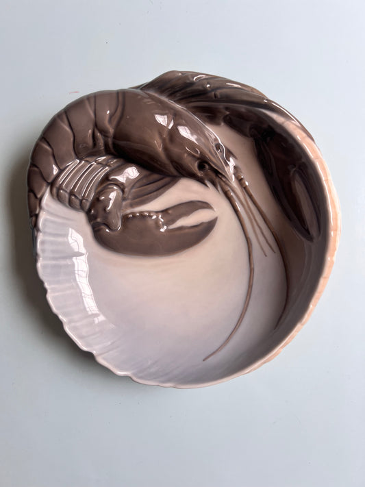 Schale Hummer Typ 3996 ∅ 19 cm von Erik Nielsen für Royal Copenhagen