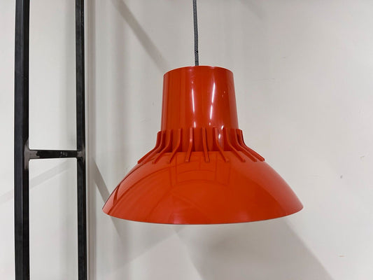 Hängelampe Solar rot Kunststoff von Svend Middelboe für Nordisk