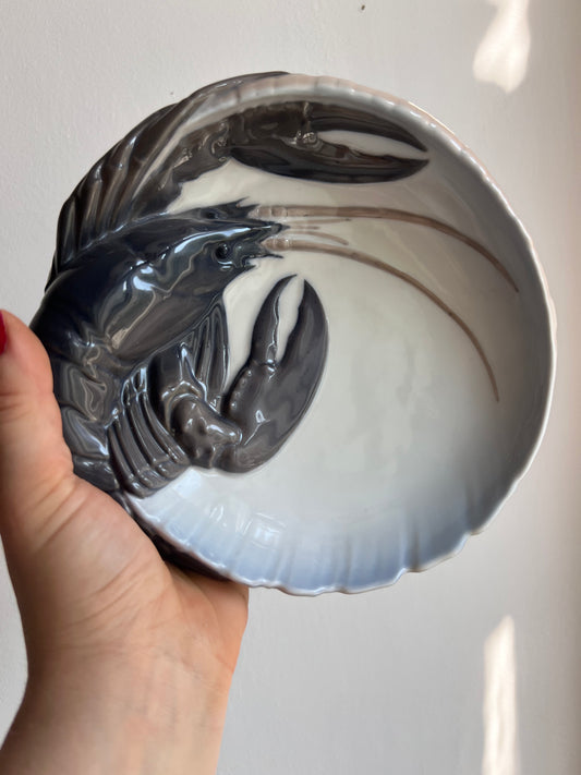 Schale Hummer Typ 3498 ∅ 19 cm von Erik Nielsen für Royal Copenhagen