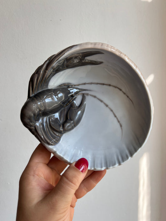 Schale Hummer Typ 3277 ∅ 16,5 cm von Erik Nielsen für Royal Copenhagen