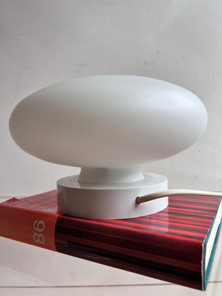 "UFO 1" Tischlampe Opalglas 70er Jahre