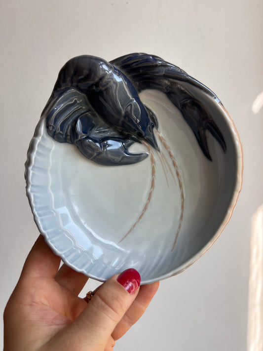 Schale Hummer Typ 3277 ∅ 16,5 cm von Erik Nielsen für Royal Copenhagen