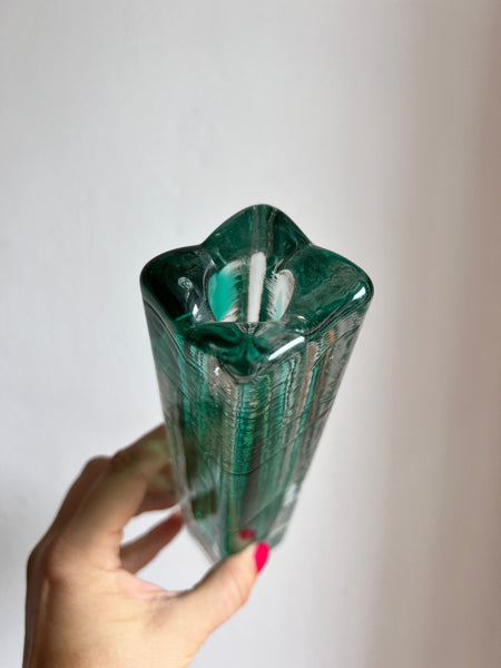 Block-Vase aus Handarbeit "Freddy"
