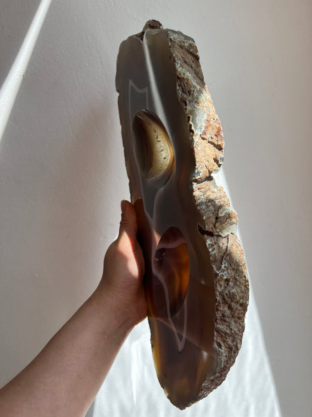 Steinplatte mit Schale "Achat"
