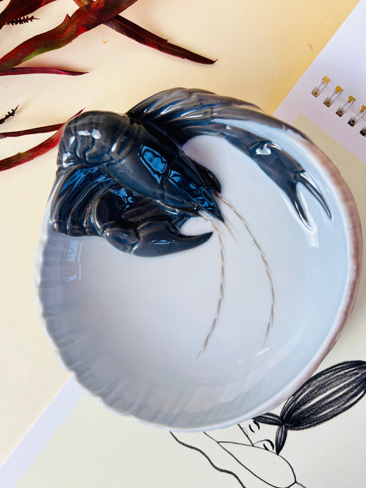 Schale Hummer Typ 3277 ∅ 16,5 cm von Erik Nielsen für Royal Copenhagen