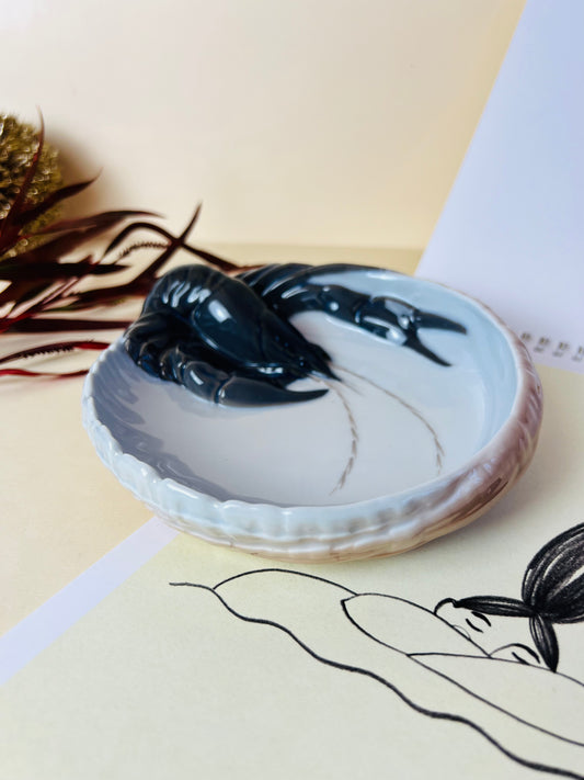 Schale Hummer Typ 3277 ∅ 16,5 cm von Erik Nielsen für Royal Copenhagen