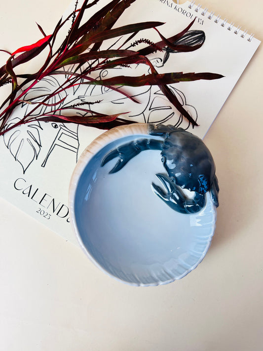 Schale Krebs Typ 3131 von Jorgen Balslov für Royal Copenhagen