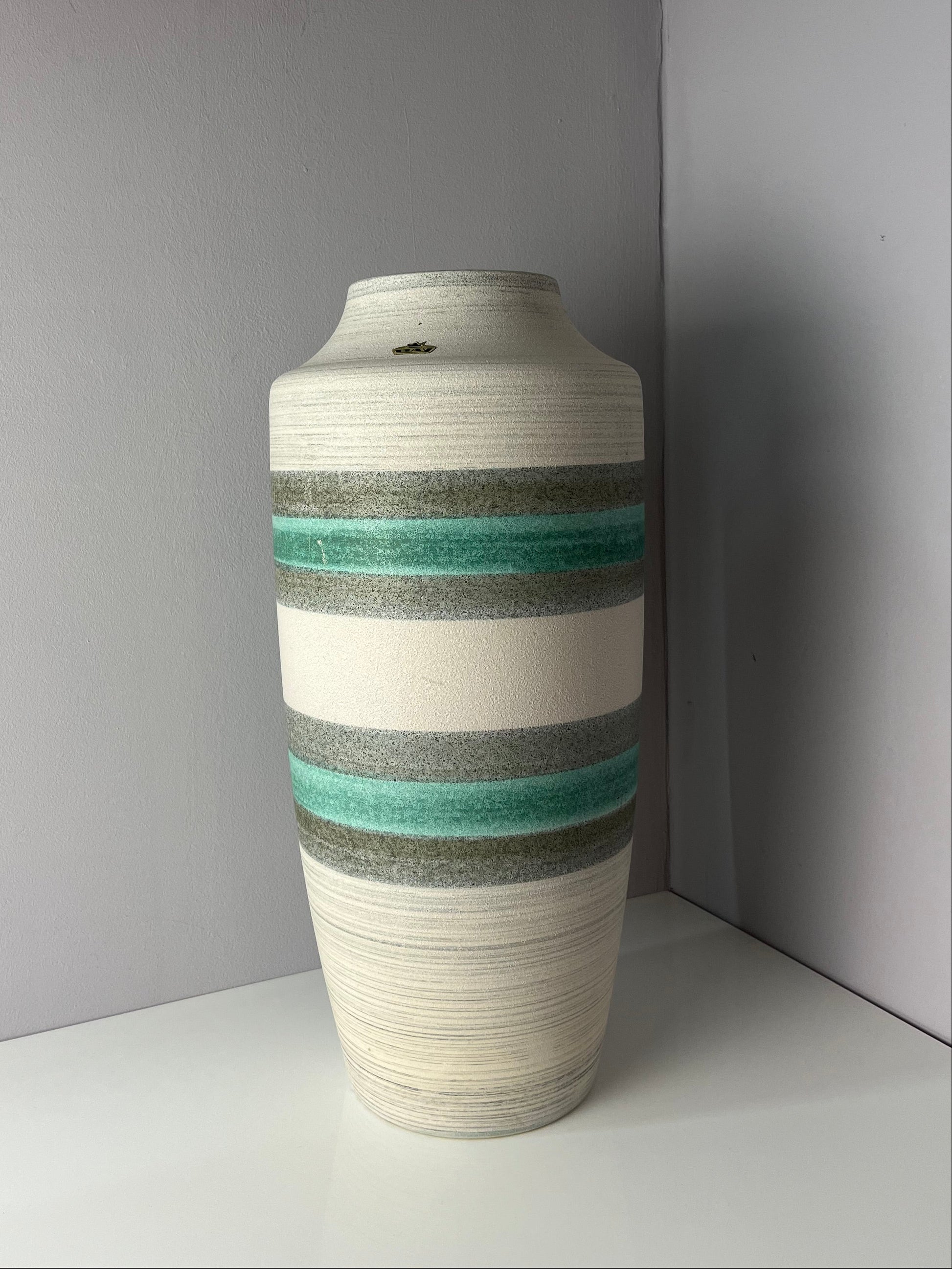 Bodenvase 628-50 türkis grau von Bay Keramik