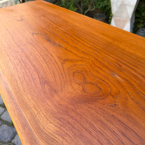 Highboard Teak mit Vitrine & Minibar aus Dänemark